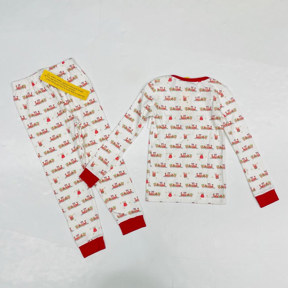 NWT Ruth & Ralph Size 12M Santa Train PJs - Picture 3 of 4